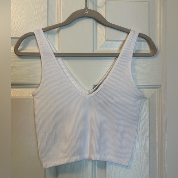 Forever 21 White Ribbed Tank - Picture 4 of 6